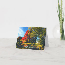 Visitenkarte für Erntedank 17 Feiertagskarte