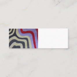 Visitenkarte für farbige Waves