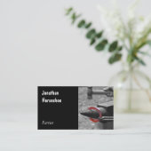 Visitenkarte für Farrier-Hufeisen (Stehend Vorderseite)