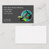 Visitenkarte für Fensterwaschanlagen (Vorne/Hinten)