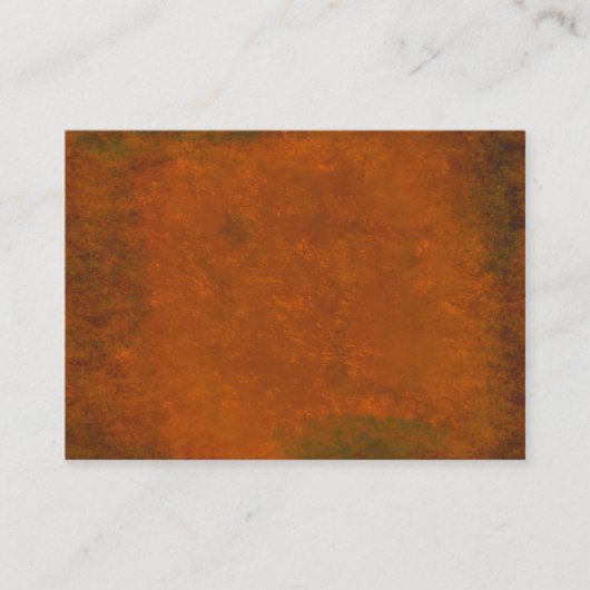 Visitenkarte für fett strukturiertes Kupfer (Vorderseite)