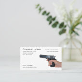 Visitenkarte für Feuerwaffenhändler (Stehend Vorderseite)