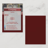 Visitenkarte für Feuerwehrleute (Vorne/Hinten)