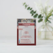 Visitenkarte für Feuerwehrleute (Stehend Vorderseite)