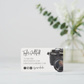Visitenkarte für Filmkamera-Fotografie (Stehend Vorderseite)