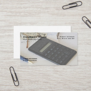 Visitenkarte für Finanzplaner