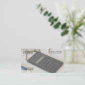 Visitenkarte für Finanzplaner (Stehend Vorderseite)