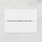 Visitenkarte für Fischereifahrzeuge und Segelboote (Rückseite)