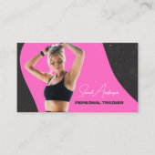Visitenkarte für Fitness-Personal-Trainer (Vorderseite)