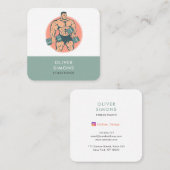 Visitenkarte für Fitness-Trainer (Vorne/Hinten)