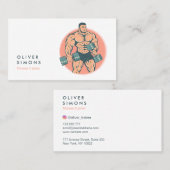 Visitenkarte für Fitness-Trainer (Vorne/Hinten)