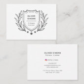 Visitenkarte für Fitness-Trainer (Vorne/Hinten)