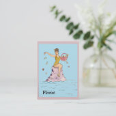 Visitenkarte für Florist (Stehend Vorderseite)