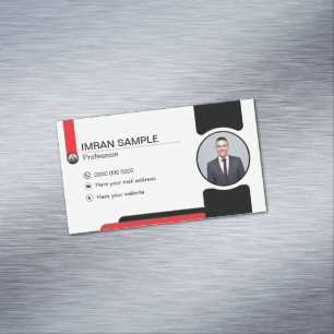 Visitenkarte für Foto-Editing Magnetische Visitenkarte