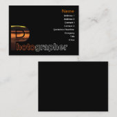 Visitenkarte für Fotografen (Vorne/Hinten)