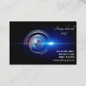 Visitenkarte für Fotografen (Rückseite)