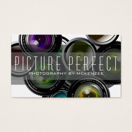 Visitenkarte für Fotografen (Vorderseite)