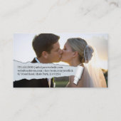 Visitenkarte für Fotografen (Rückseite)