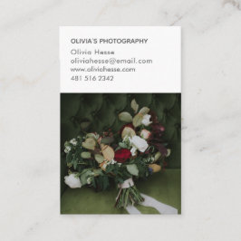 Visitenkarte für Fotografen 7 Foto + Angaben