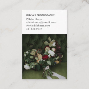 Visitenkarte für Fotografen 7 Foto + Angaben