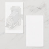 Visitenkarte für Fotografen Platzkarte (Vorne/Hinten)