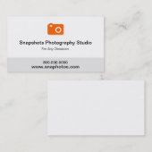 Visitenkarte für Fotokamera (Vorne/Hinten)