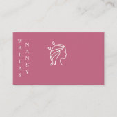 Visitenkarte für Friseure (Vorderseite)