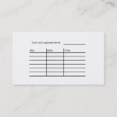 Visitenkarte für Friseure (Rückseite)