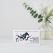 Visitenkarte für Friseure (Stehend Vorderseite)