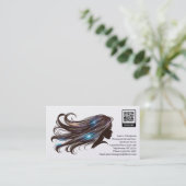 Visitenkarte für Friseure (Stehend Vorderseite)