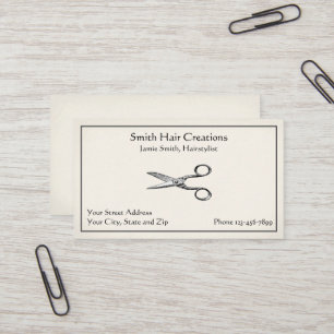 Visitenkarte für Friseursalon