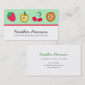 Visitenkarte für Fun Fruits (Vorne/Hinten)