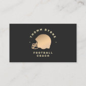 Visitenkarte für Fußball-Coach (Vorderseite)