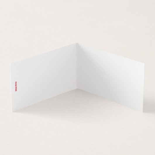 Visitenkarte für Gabel und Messer Visitenkarten (Innenseite)