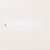 Visitenkarte für Gabel und Messer Visitenkarten (Innenseite Aufgefaltet)