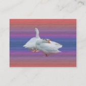 Visitenkarte für Gänse (Rückseite)