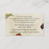 Visitenkarte für gemischte grüne Fahrzeuge (Rückseite)