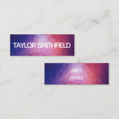 Visitenkarte für geometrische Gradienten (Vorne/Hinten)