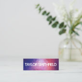 Visitenkarte für geometrische Gradienten (Stehend Vorderseite)