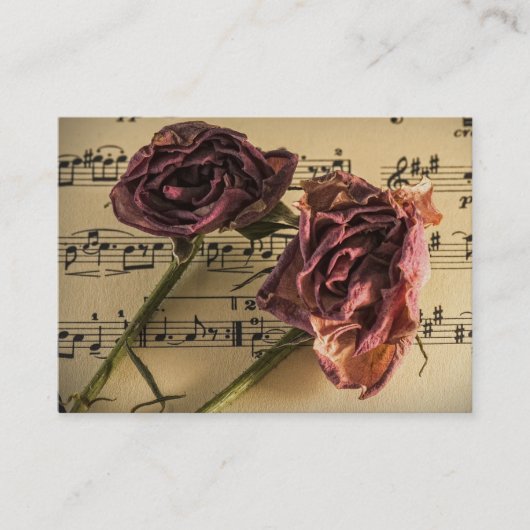 Visitenkarte für Gitarre oder Musikunterricht (Vorderseite)