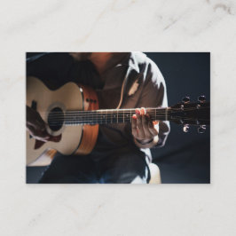 Visitenkarte für Gitarre oder Musikunterricht