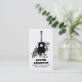 Visitenkarte für Gitarrist (Stehend Vorderseite)