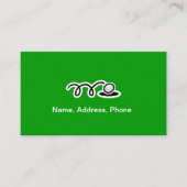 Visitenkarte für Golfspieler und Trainer (Vorderseite)