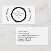 Visitenkarte für Grafikdesigner oder Künstler (Vorne/Hinten)