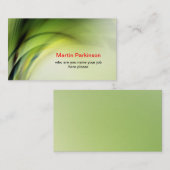 Visitenkarte für Grünflächen (Vorne/Hinten)