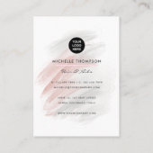 Visitenkarte für Haare und Nägel (Rückseite)