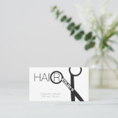 Visitenkarte für Haarstühle (Stehend Vorderseite)