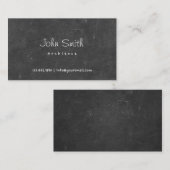 Visitenkarte für Handschrift-Chalkboard-Architektu (Vorne/Hinten)