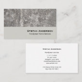 Visitenkarte für Handydienstleistungen im Bauwesen (Vorne/Hinten)