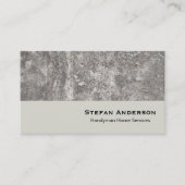 Visitenkarte für Handydienstleistungen im Bauwesen (Vorderseite)